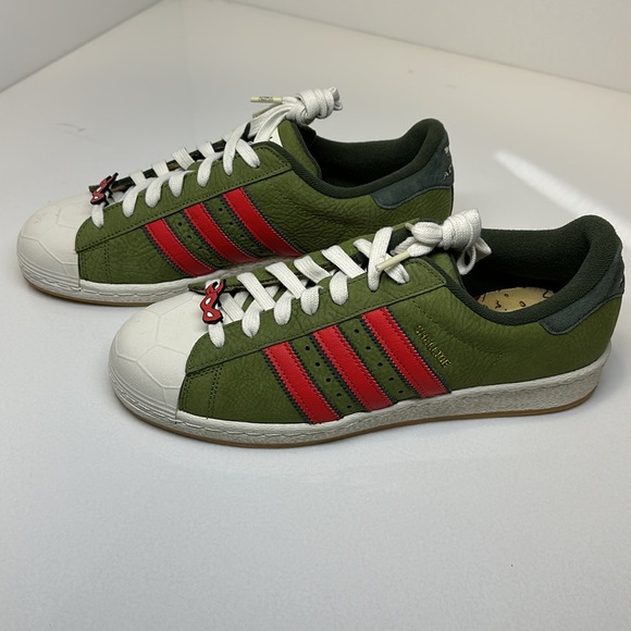 ADIDAS SUPERSTAR teenage mutant ninja turtles / size 10.5 - Picture 4 of 12